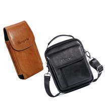 Brown Leather Phone Holster Case with Belt Clip Belt - £143.33 GBP
