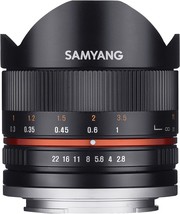 Samyang 8Mm F2.8 Umc Fisheye Ii (Black) Lens For Sony E-Mount (Nex), Sy8Mbk28-E - £305.89 GBP