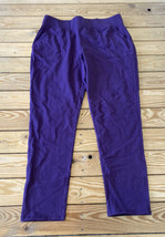 D&amp;Co NWOT Women’s Duo Stretch leggings Size L  Purple Sf4x2 - £12.30 GBP