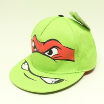 Teenage Mutant Ninja Turtles Raphael Nickelodeon Green Adjustable Hat Pizza 2014 - £11.57 GBP