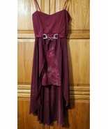 Asymmetrical Chiffon Spaghetti Strap Dress Solar Collection Medium - $25.58 CAD