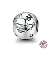 925 Sterling Silver Star Capricorn Zodiac Beads Charms fit Bracelet Neck... - £6.36 GBP