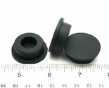 25mm Hole Plugs Black Silicon Rubber Push In Compression Stem 32mm Top F... - $12.24+