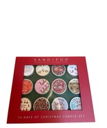 New Sand + Fog Boxed Set Of 12 Luxury Candles Tins W/Essential Oils Each... - $83.34 CAD