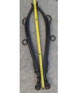 Vintage Pair Metal Horse Hames Harness Parts Hooks Loops Set Of Two - £49.69 GBP
