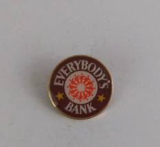 Vintage Everybody&#39;s Bank Enamel Lapel Hat Pin - £5.02 GBP