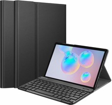 Samsung Galaxy Tab S6 2019 Keyboard Case Leather Cover Detachable Wireless Black - £52.64 GBP