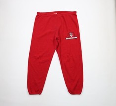 Vtg 90s Mens XL Distressed Indiana University Spell Out Sweatpants Joggers USA - £46.68 GBP
