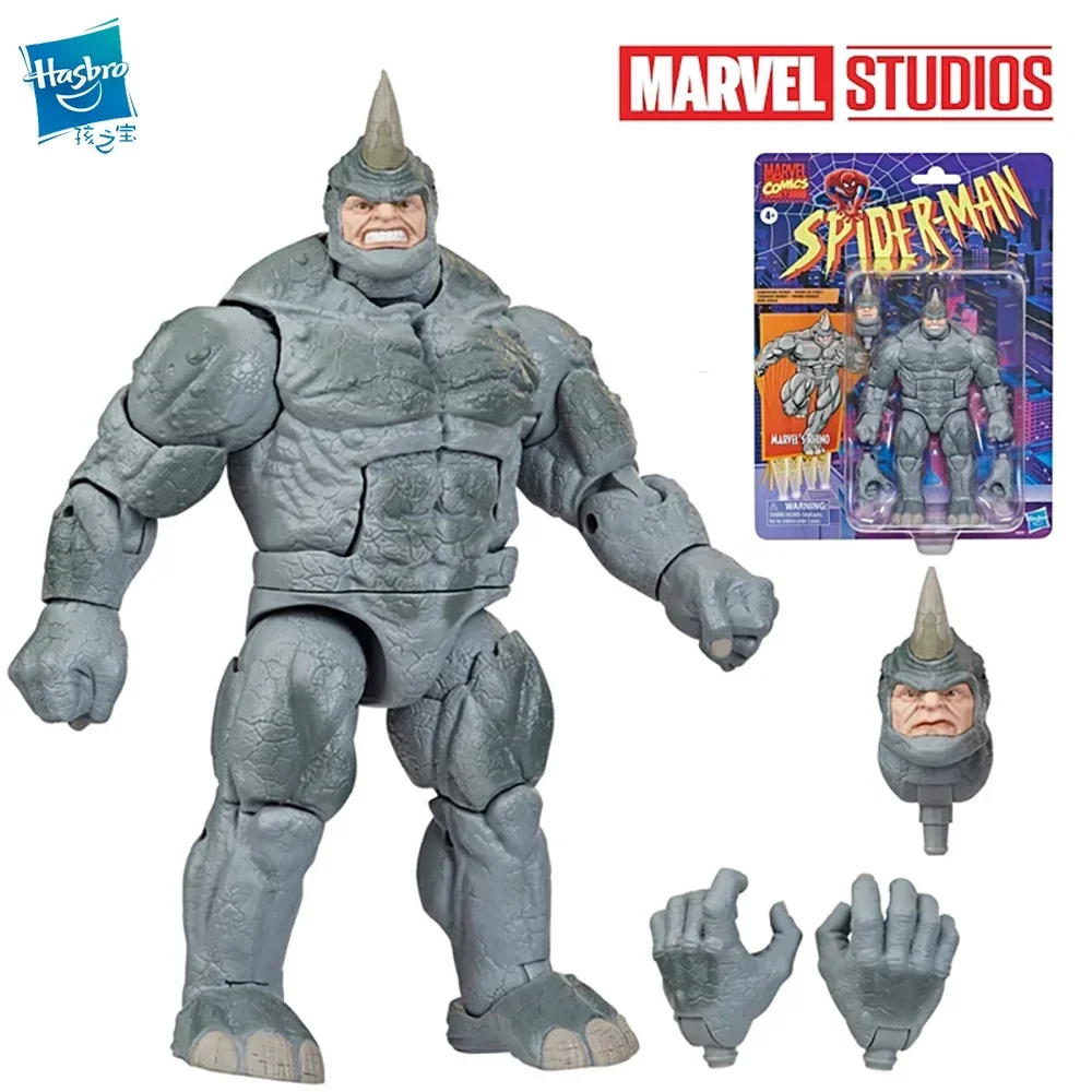 Hasbro Marvel Legends Series Spiderman Comics Rhino 8 Inches 20Cm Action Figure - £236.20 GBP