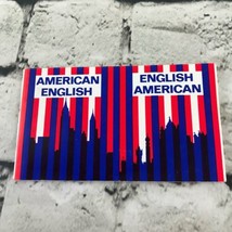 Vintage 1985 American English &amp; English American By A. Bickertman &amp; P McCormack - $9.89