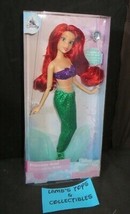 Disney Store Princess Ariel as mermaid classic doll with ring 11 1/2&quot; tall toy - £30.68 GBP