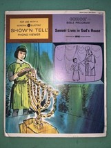 Samuel Lives in God&quot;s House Show&#39;N Tell Picturesound Program Record &amp;  Film - $4.83