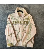 Cabelas Sweater Womens Large Pink Realtree Treee Branch Hoodie Pockets H... - £10.93 GBP