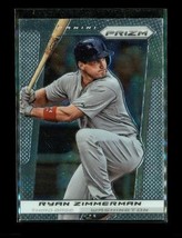 2013 Panini Prizm Chrome Baseball Card #129 Ryan Zimmerman Washington Nationals - $9.89