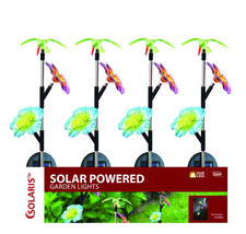 Alpine 8891897 31 in. Plastic Hummingbird Solar Garden Stake, Multi Colo... - £188.17 GBP