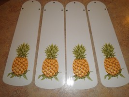 CUSTOM- TROPICAL HAWAIN PINEAPPLE CEILING FAN w/ LIGHT ~ GREAT FOR  KITCHEN - $2,168.02 MXN