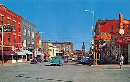 Cheyenne Wy~C API Tol Avenue South To Union Pacific Railroad Depot 1950s Postcard - £6.06 GBP