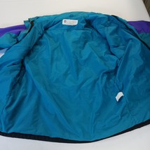 Vtg 80's Columbia Gizzmo Women's Black/Purple Nylon Full Zip Parka Jacket Large image 12
