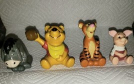 Disney Pooh and Friends Figurines Lot Of 4 Cake Toppers  - £12.73 GBP
