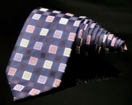 Alexander Julian COLOURS 100% Silk Necktie Multi Color Geometric  NWOT! - £9.39 GBP