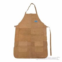 WELDERS APRON PROTECTION CHROME LEATHER POCKETS WELDING CLOTHING SAFETY ... - $497.63 MXN