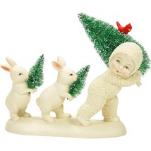 Department 56 Snowbabies Christmas Memories Christmas Tree Bunnies Figur... - $44.99