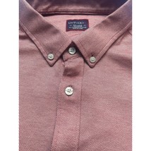 UNTUCKit Men Shirt Button Up Long Sleeve Salmon Cotton Polyester Blend XXL 2XL - £23.33 GBP