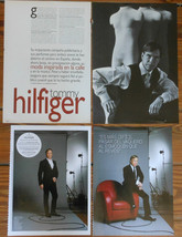 Tommy Hilfiger PRENSA 1990s/10s spanish clippings Fashion Designer photos - £4.49 GBP