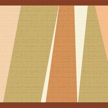 Dundee Deco DDAZBD9440 Peel and Stick Wallpaper Border - Abstract Brown ... - $23.51