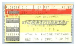 Robert Plante Concert Ticket Stub Juin 6 2001 Chicago Illinois - £32.47 GBP