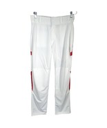 Mens Large White Baseball Pants Adult Red Side and Back Pockets Alleson ... - €27,67 EUR