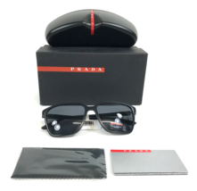 Prada Linea Rossa Sunglasses SPS06V 1BO-5Z1 Black Square Frames w Dark Gray - £125.87 GBP