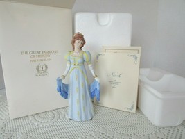 Lenox Figurine Great Fashions Of History Nicole Empire Period 6&quot; Boxed - £23.31 GBP
