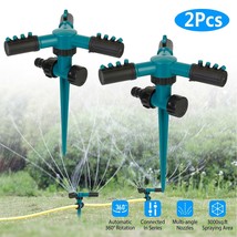 2PCS 360 Water Sprinkler Watering Sprayer Automatic System Garden Yard Lawn - £15.71 GBP