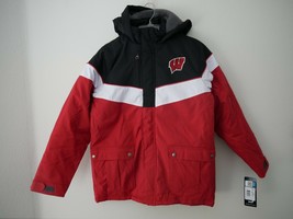 Outerstuff NCAA Youth Wisconsin Badgers All American Heavy Weight Parka Jacket M - $58.41