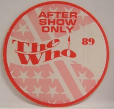 THE WHO / ROGER DALTREY / PETE TOWNSHEND - ORIGINAL CLOTH BACKSTAGE PASS... - $10.00