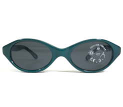 Vuarnet Kids Sunglasses B110 Blue Green Round Frames with Blue Lenses 28... - $46.54