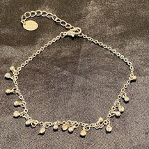 Y2K 2000s Claire’s Silver Tone Crystal Dainty Bracelet - $11.88