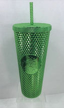 Starbucks Metallic Green Studded Bling Limited Edition Tumbler Cold Cup ... - $24.95