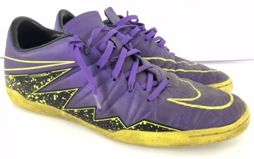 Nike Hypervenom Phelon II Shoes Purple Volt 749898 550 men's Size 9 - £19.87 GBP