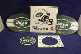 Lot Of 5 New York Jets NFL Football Advertising Refrigerator Magnets - $8.13