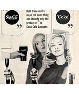 Coca Cola Coke 1964 Advertisement Soda Pop Beautiful Magazine Model DWII10 - $24.99