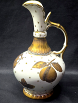 Vintage 9&quot; Collectible Pitcher Charleton AWCO Abels Wasserberg Co LIMOGE... - $46.64