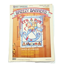 Daisy Kingdom Breezy Banners It&#39;s A Boy Fabric Panel Baby Shower Decor - £11.55 GBP