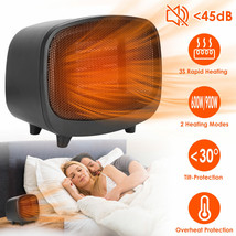 Space Heater Electric Heaters Heating Fan for Bedroom Office Indoor Use ... - $47.99