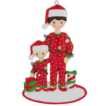 Polar X Dad and Child Resin Christmas Ornament - New - £8.29 GBP