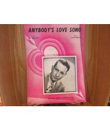 ANYBODY&#39;S LOVE SONG SAM DONAHUE MILLER MUSIC 1946 HARRIS ART SHEET MUSIC - $8.07 CAD