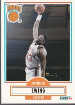 1990-91 Fleer Patrick Ewing #125 New York Knicks - £1.39 GBP