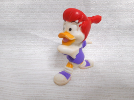 Vintage 1992 DISNEY Kelloggs Cereal Daisy Duck Figurine 1 3/4&quot; x 1 3/4&quot; plastic - £7.99 GBP