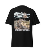 Unisex classic Biker tee Featuring "Iron Horses, Steel Souls"  - €17,24 EUR - €25,86 EUR